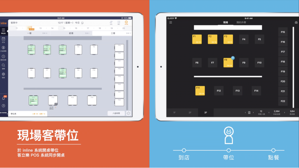 客立樂POS與inline排隊訂位系統串接服務