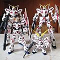 MG Unicorn Gundam HD + MS-Cag...