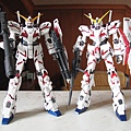 MG Unicorn Gundam HD + MS-Cag...