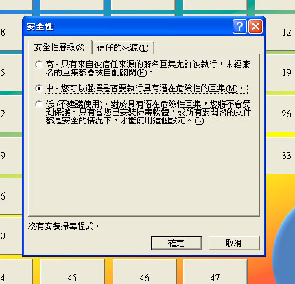 安全性調整