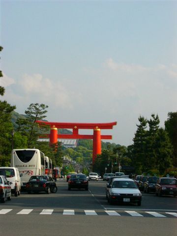 平安神宮的大鳥居