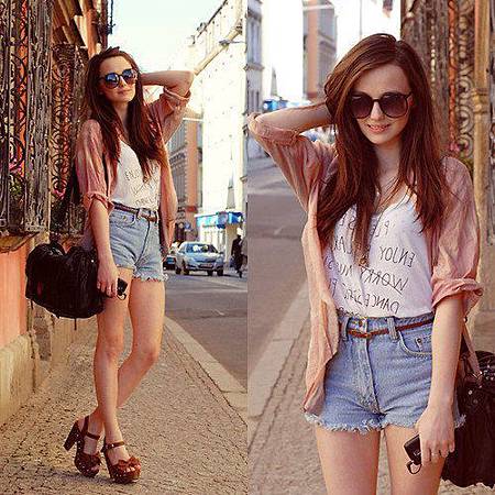 high-waisted-jean-shorts-layer