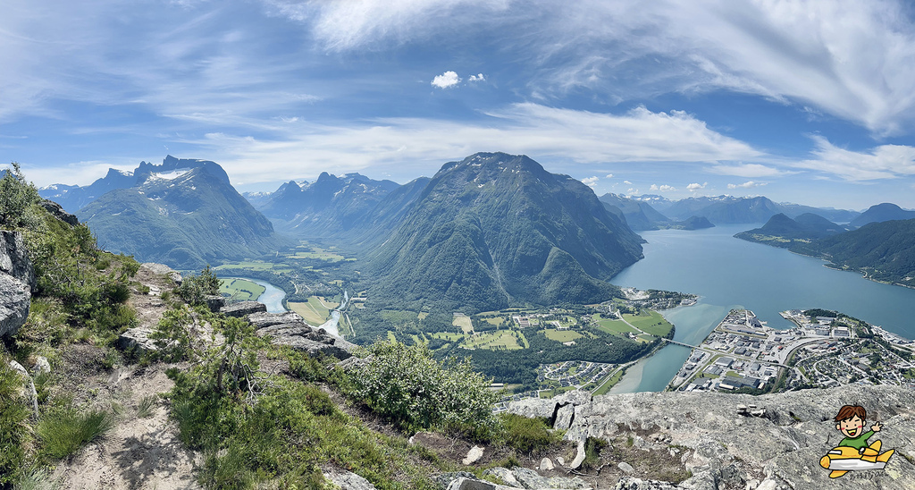 【挪威】Åndalsnes｜Nesaksla健行、瞭望Rom