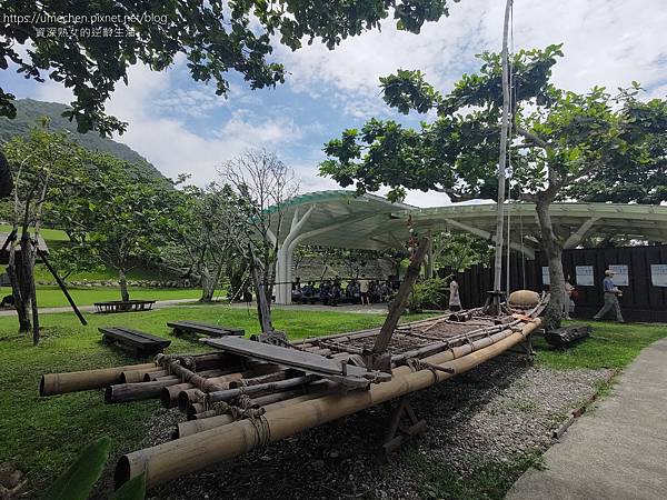 【台東成功】阿美族民俗中心:戶外表演廣場,直接面對太平洋;A