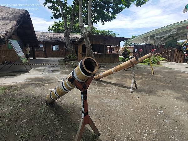 【台東成功】阿美族民俗中心:戶外表演廣場,直接面對太平洋;A