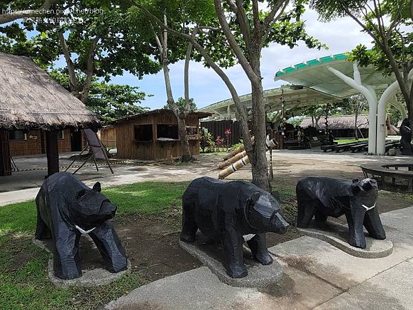 【台東成功】阿美族民俗中心:戶外表演廣場,直接面對太平洋;A