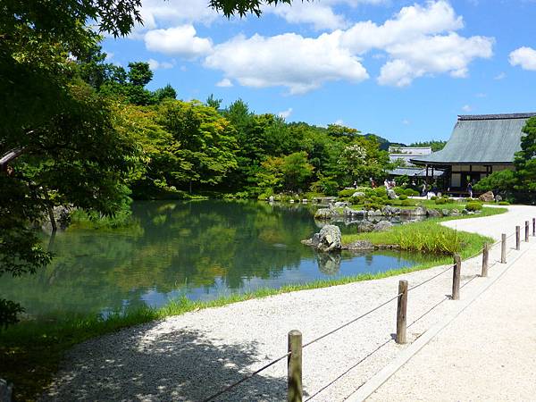 嵐山天龍寺庭園山水