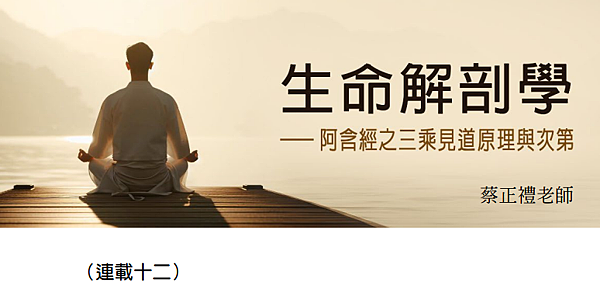 (199)生命解剖學---阿含精之三乘見道原理與次第(十二)