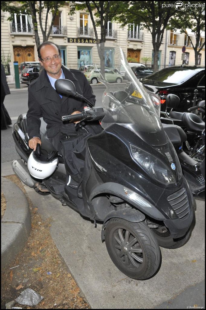 台灣機車法國總統也愛！歐蘭德搭乘台製MIT易維特EVT-40