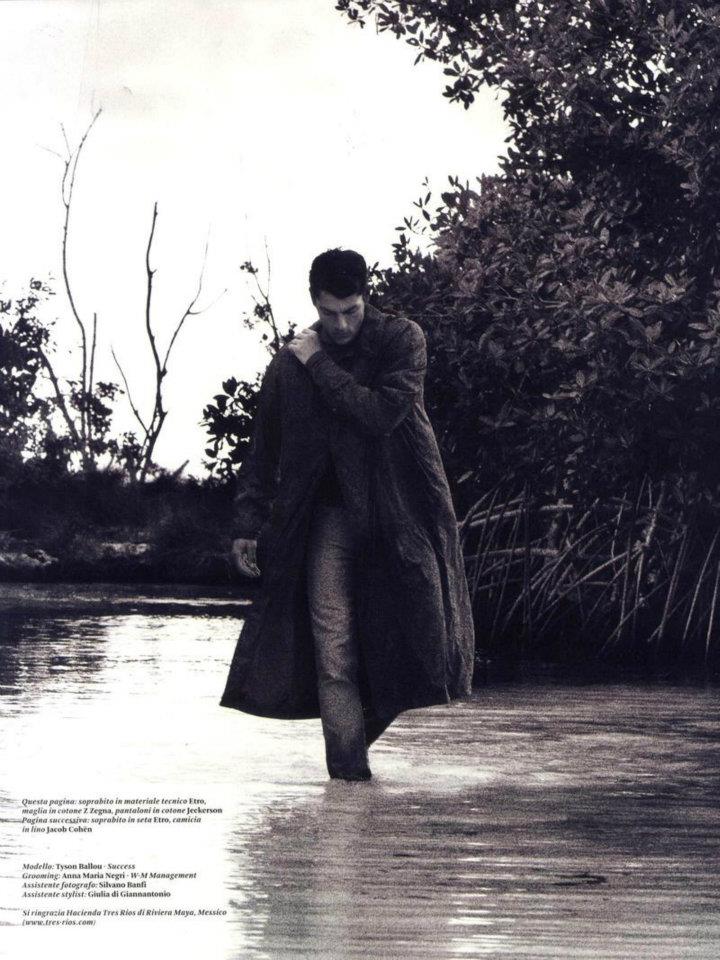 Tyson Ballou by Pablo Arroyo for L’Officiel Hommes Italia Spring/Summer 2012