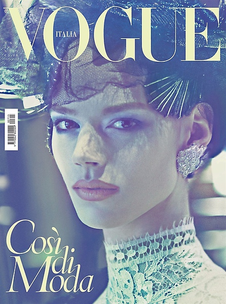 Freja cover for Vogue Italia 2010 Mar