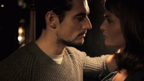 Helena Christensen and David Gandy in "Away We Stay" by Edoardo Ponti