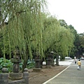 神社前的路