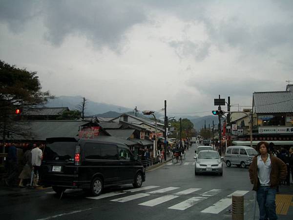 嵐山的街道