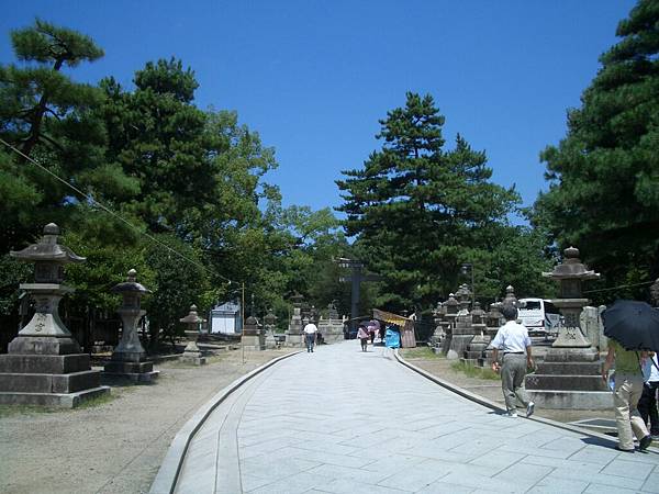 北野天滿宮的裡參道