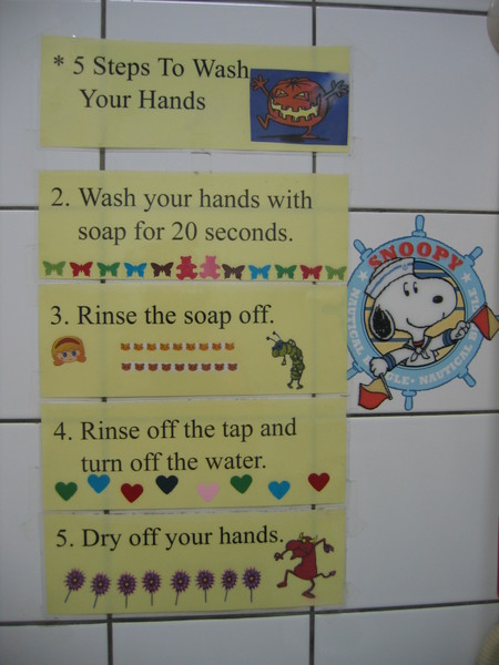 廁所-洗手步驟