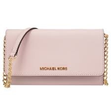 Michael Kors 35S8GTVC3L 粉色防刮皮MK金 