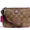 Coach 50142 khaki bright magenta