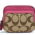 Coach 62545 khaki fuchsia