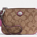 Coach 50142 khaki fuchsia