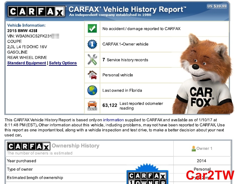 2015_BMW_428i_carfax