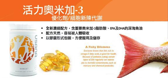 USANA 活力奧米加 魚油膠囊 Banner