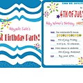 Party invitation card