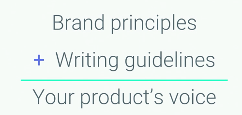 Product voice