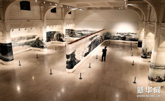320米水墨長卷亮相上海美術館(圖)
