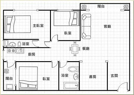 高鐵捷運3+1房平車