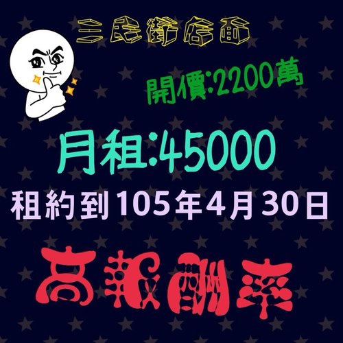 員林三民街店面 2200萬