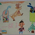 二年級紅茶海報  有應景的聖誕馴鹿