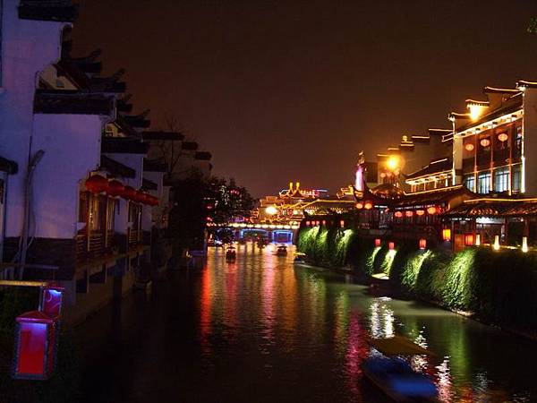 南京-秦淮河畔夜景