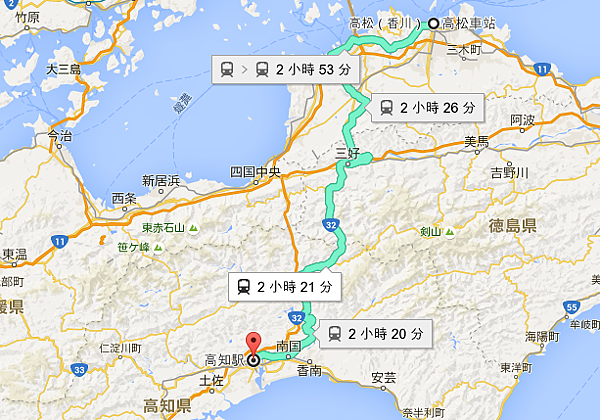 高松往高知 高松往高知
