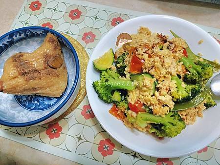 👨‍👩‍👧‍👧老少皆宜的素食料理 簡易繽紛蔬炒偽散蛋🍽️