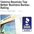 維瑪榮獲BBB(Better Business Bureau)最高評等！