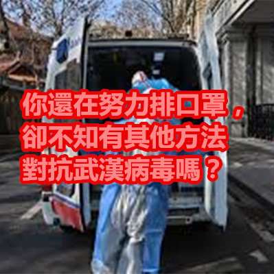 你還在努力排口罩，卻不知有其他方法對抗武漢病毒嗎？.jpg