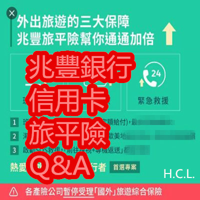 兆豐銀行 信用卡 旅平險 Q&A.JPG