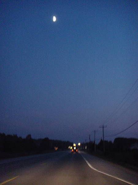 pretty dark on the road