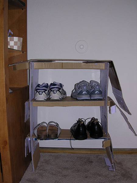厚紙板DIY鞋櫃 Beta版
