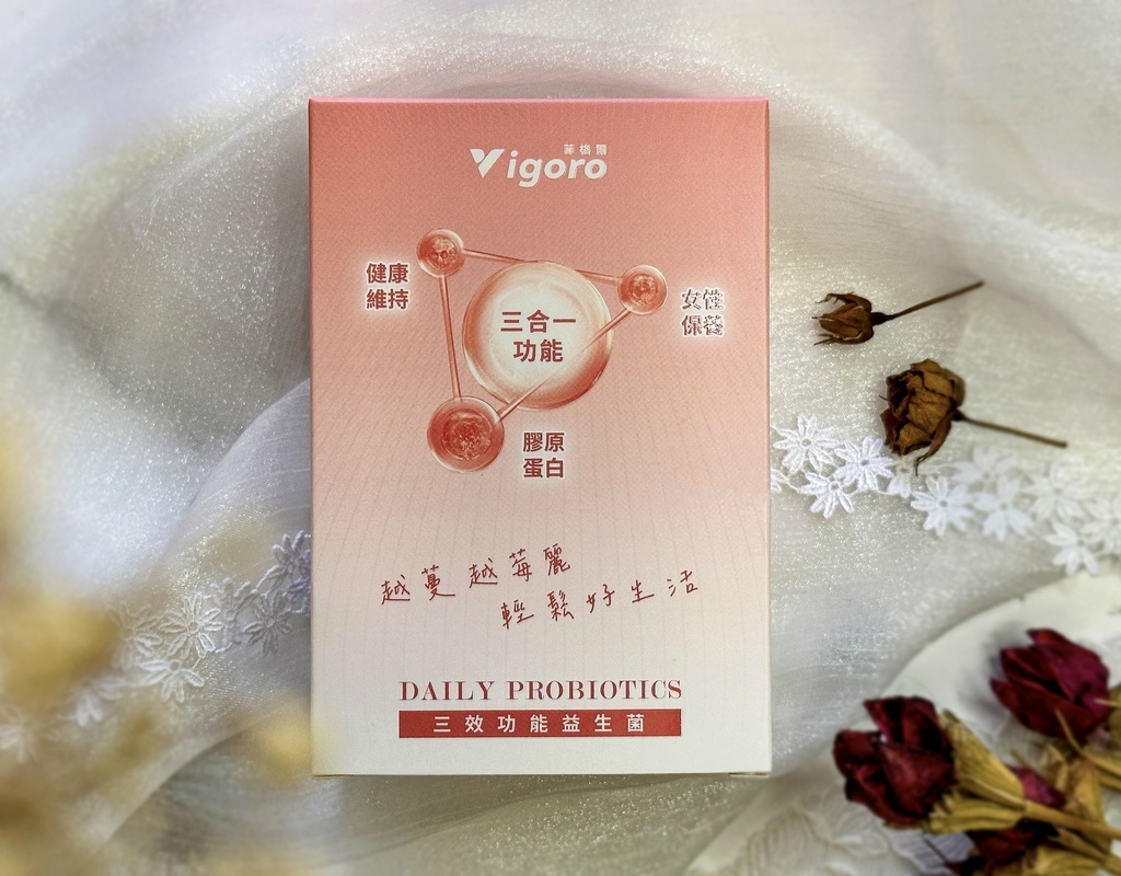 養顏美容保健品推薦｜【vigoro菲格爾多效功能益生菌】專利