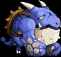 藍色雙角龍