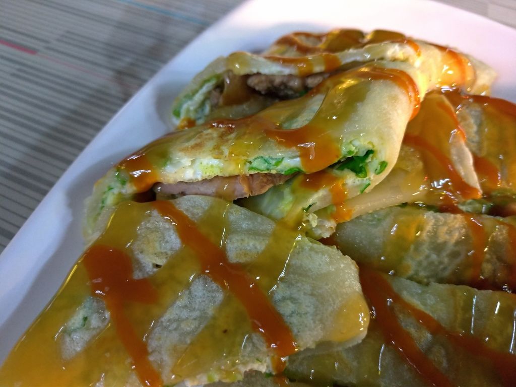 [食記] 歐家蛋餅福氣-古早味粉漿蛋餅宵夜版