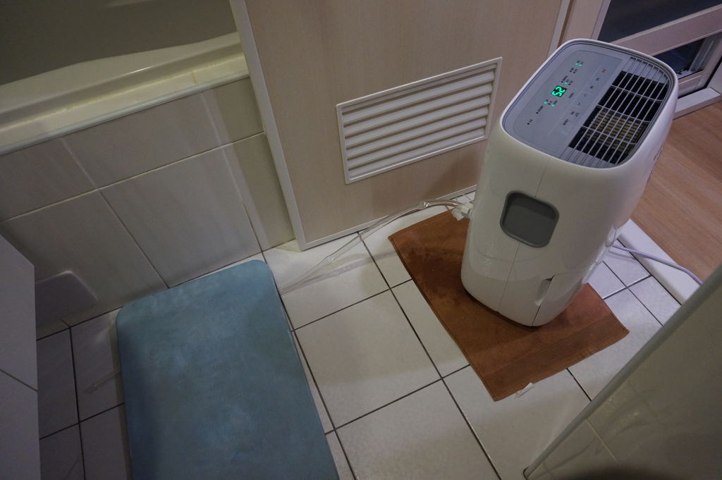 浴室擺放除濕機