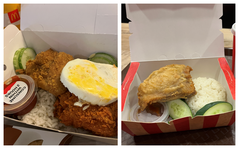 [食記] 馬來西亞 麥當勞/KFC 椰漿飯 