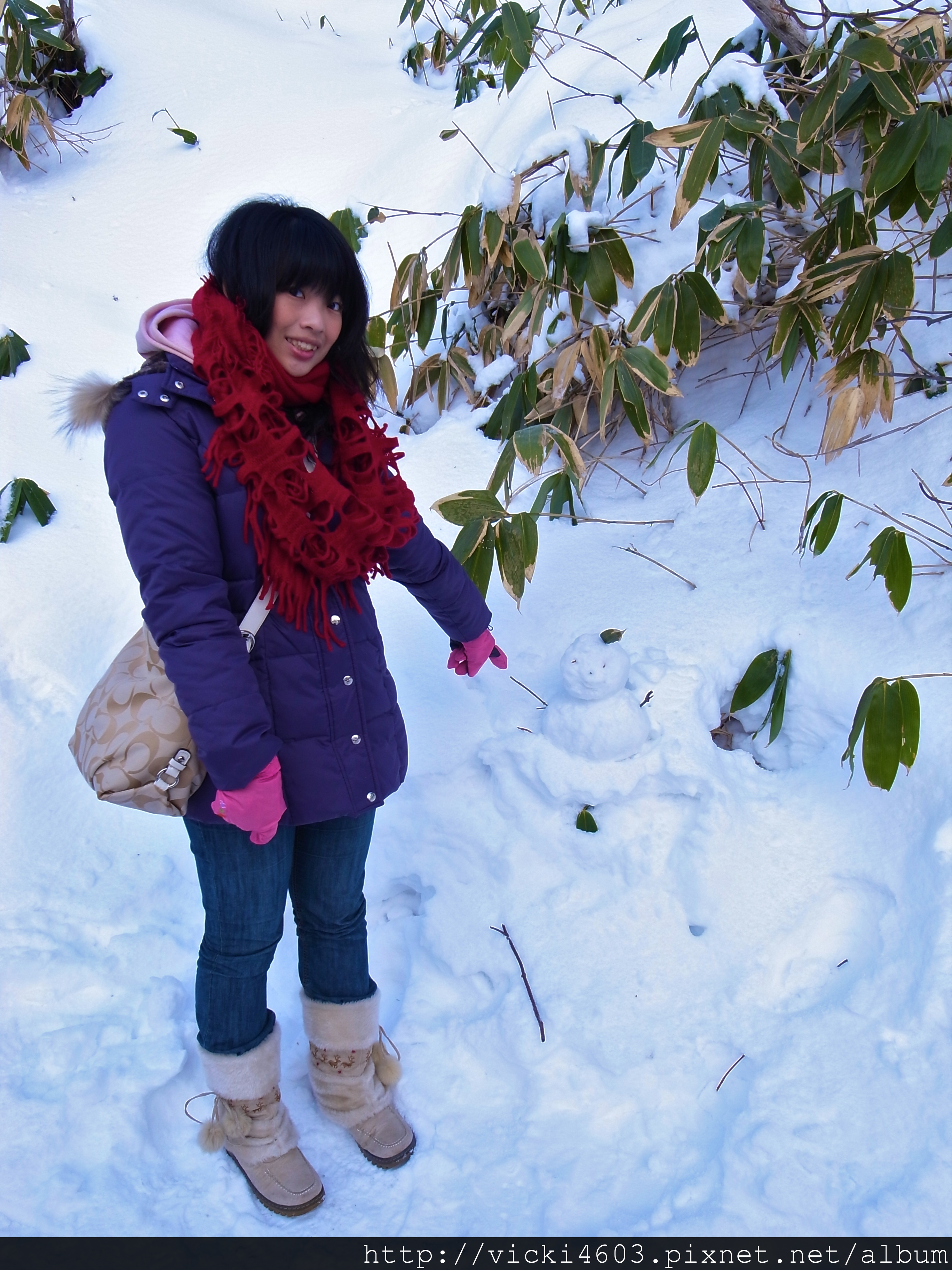 路邊小雪人