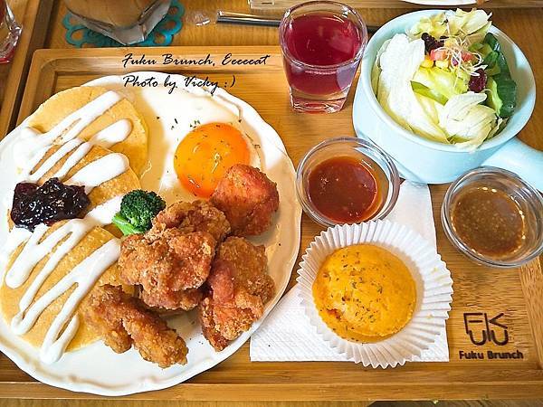 [早午餐] 板橋江子翠站人氣早午餐甜福壹店 Fuku Bru