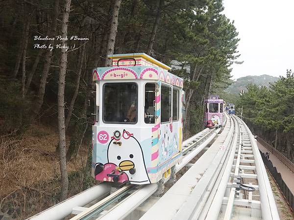 [韓國釜山] 釜山海雲台觀光列車，搭乘天空膠囊列車、海岸列車