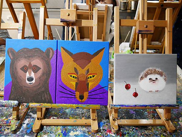 [遊記] 台中北區 CMYK GALLERY—畫畫初體驗