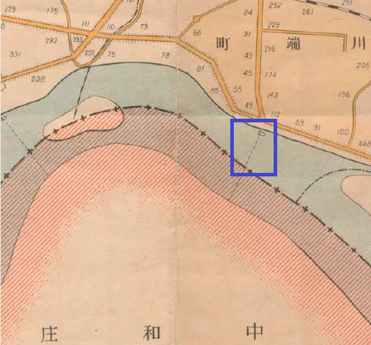 川端橋落成以前,往返中和庄與臺北市區必須依靠費時又危險的渡船運輸。圖為1932年的接駁路線.png 川端橋落成以前,往返中和庄與臺北市區必須依靠費時又危險的渡船運輸。圖為1932年的接駁路線.png